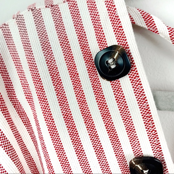 Moon River Anthropologie Striped Button Dress - Picture 9 of 11